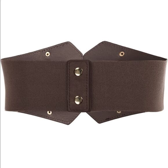 Leather Triple Buckle Western Belt Corset Buckle Strap Belt - Picture 3 of 6